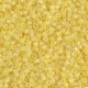 Miyuki delica Beads 11/0 - Matted pale yellow ab DB-854